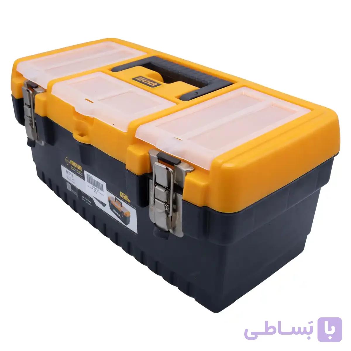 جعبه ابزار مهر پلاستیک مدل C.O.16 سایز 16 اینچ — تصویر 1