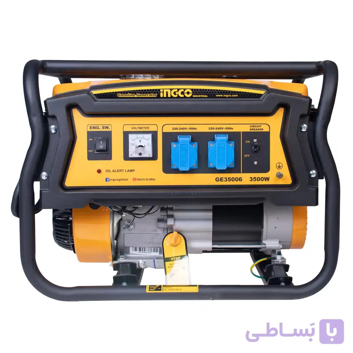 ژنراتور برق بنزینی 3500 وات اینکو مدل GE35006 — تصویر 1