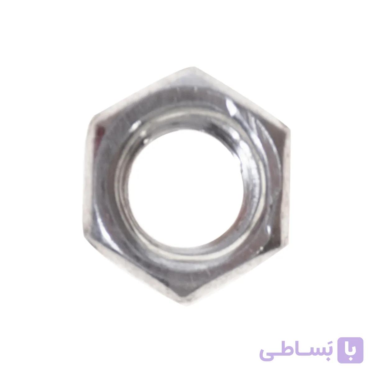 مهره معمولی سفید سایز 5 — تصویر 1