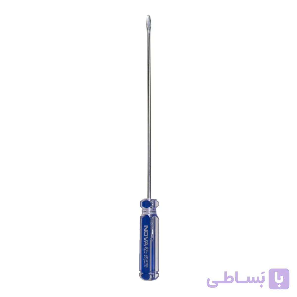 پیچ گوشتی دوسو نووا مدل 1118 سایز 150×5 میلی متر — تصویر 1