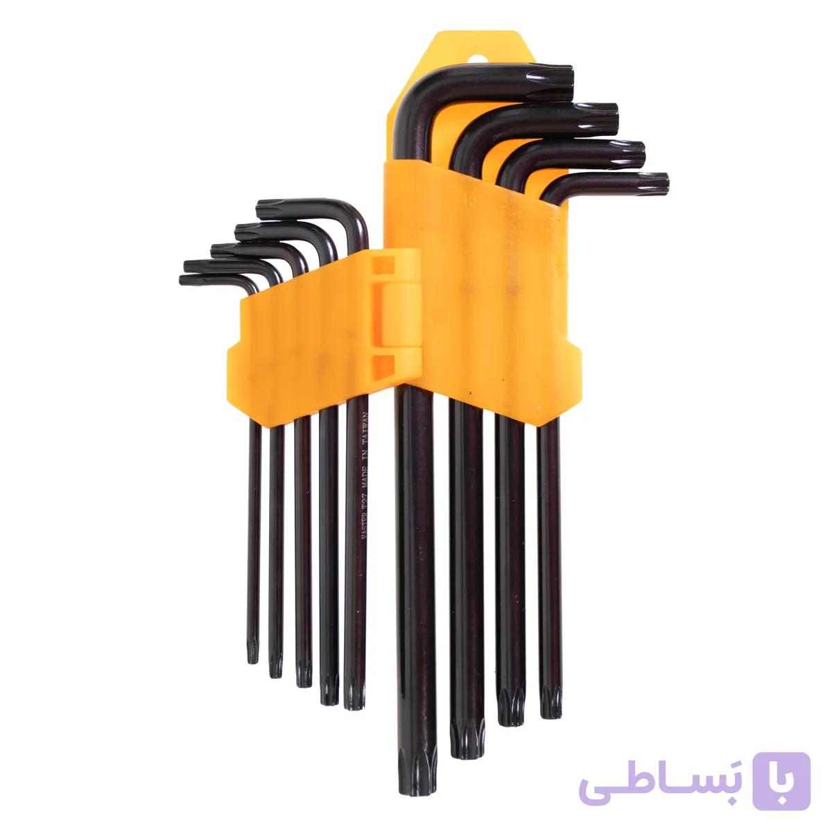 مجموعه 9 عددی آچار آلن ستاره‌ای واستر مدل VHC006 — تصویر 1
