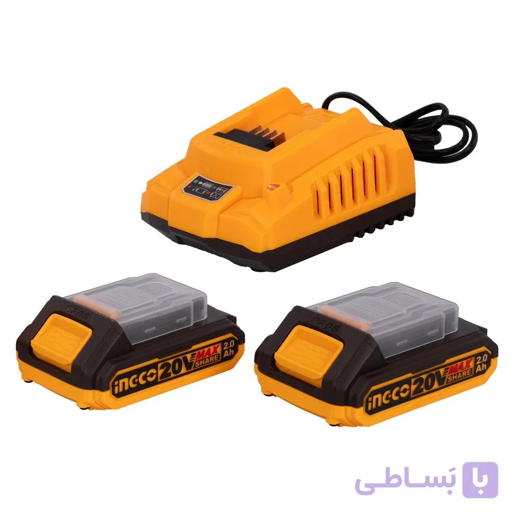 مجموعه 3 عددی باتری و شارژر اینکو مدل FBCPK1222 — تصویر 1
