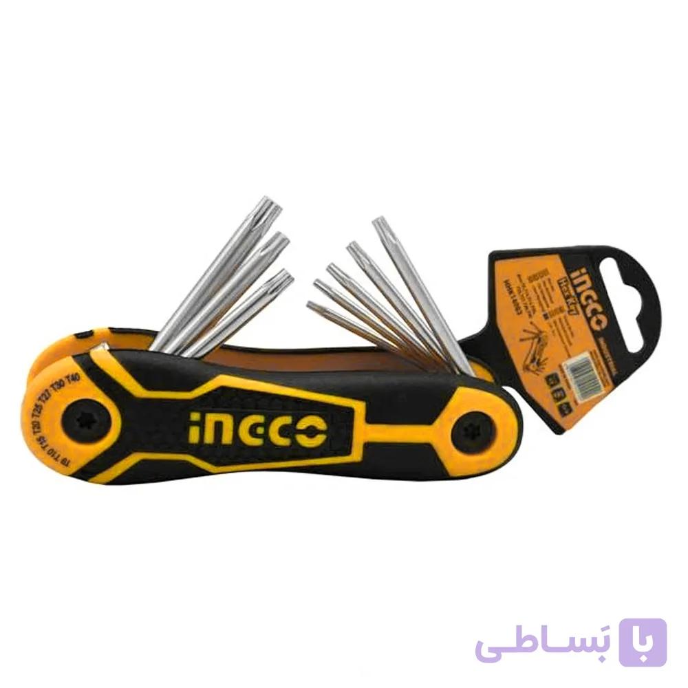 مجموعه 8 عددی آچار ستاره ای اینکو مدل HHK14083 — تصویر 1