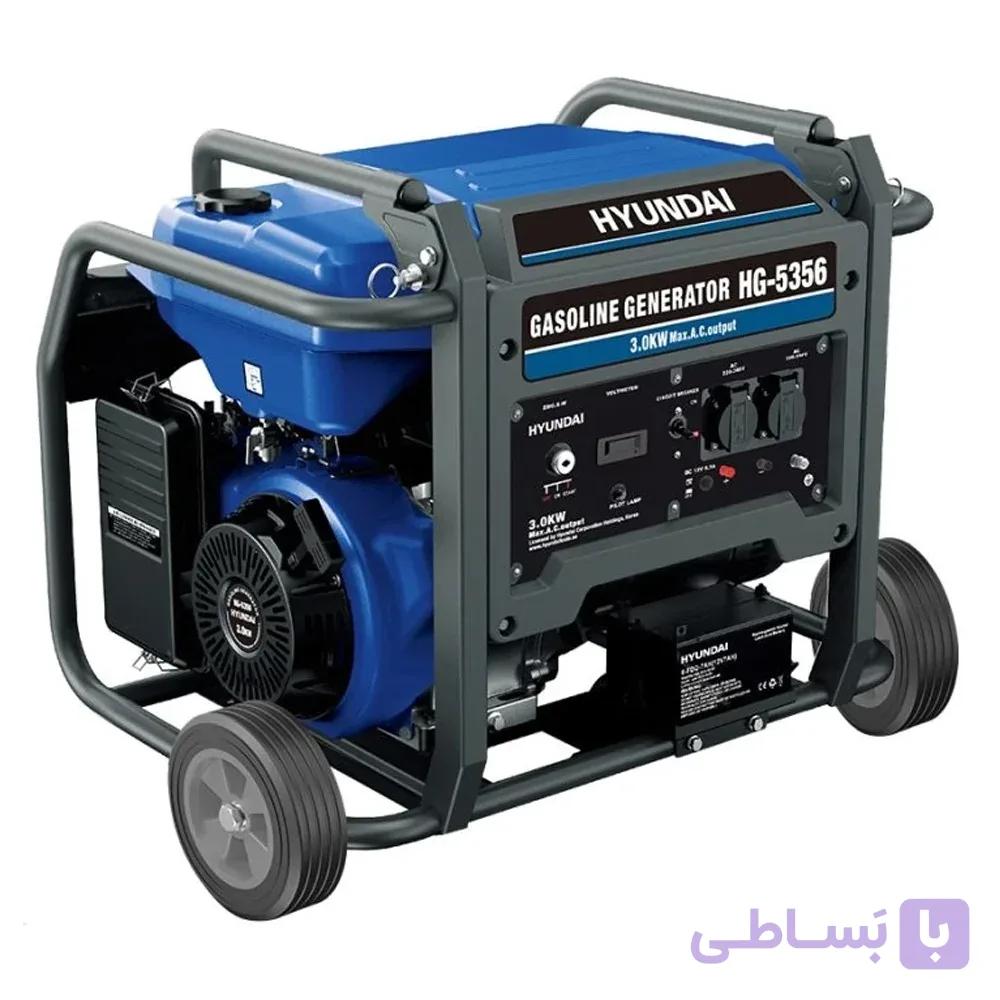 موتور برق بنزینی 3 کیلووات هیوندای مدل HG-5356