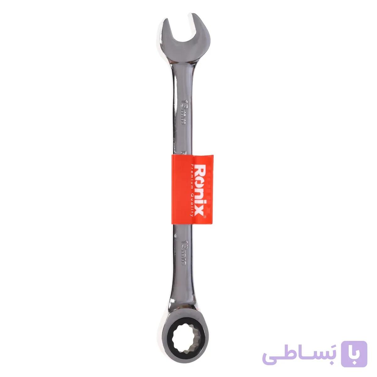 آچار یک سر تخت یک سر جغجغه رونیکس مدل RH-2163 سایز 13 میلیمتر — تصویر 1