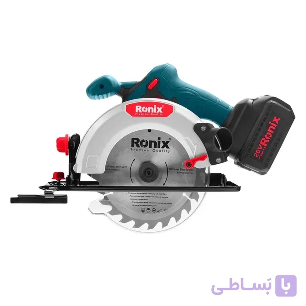 اره گردبر شارژی 20 ولت رونیکس مدل 8650 — تصویر 1