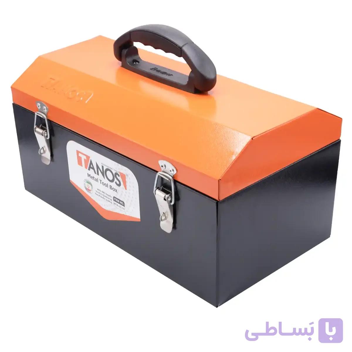 جعبه ابزار فلزی تانوس مدل MTB-02-15 سایز 40 سانتی متر — تصویر 1