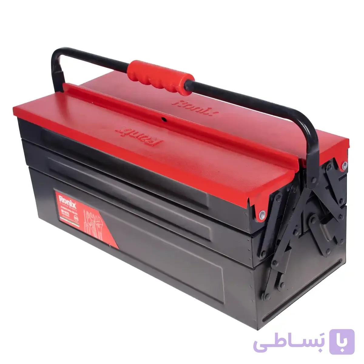 جعبه ابزار فلزی 30 سانتی 2 طبقه رونیکس مدل RH-9170 — تصویر 1