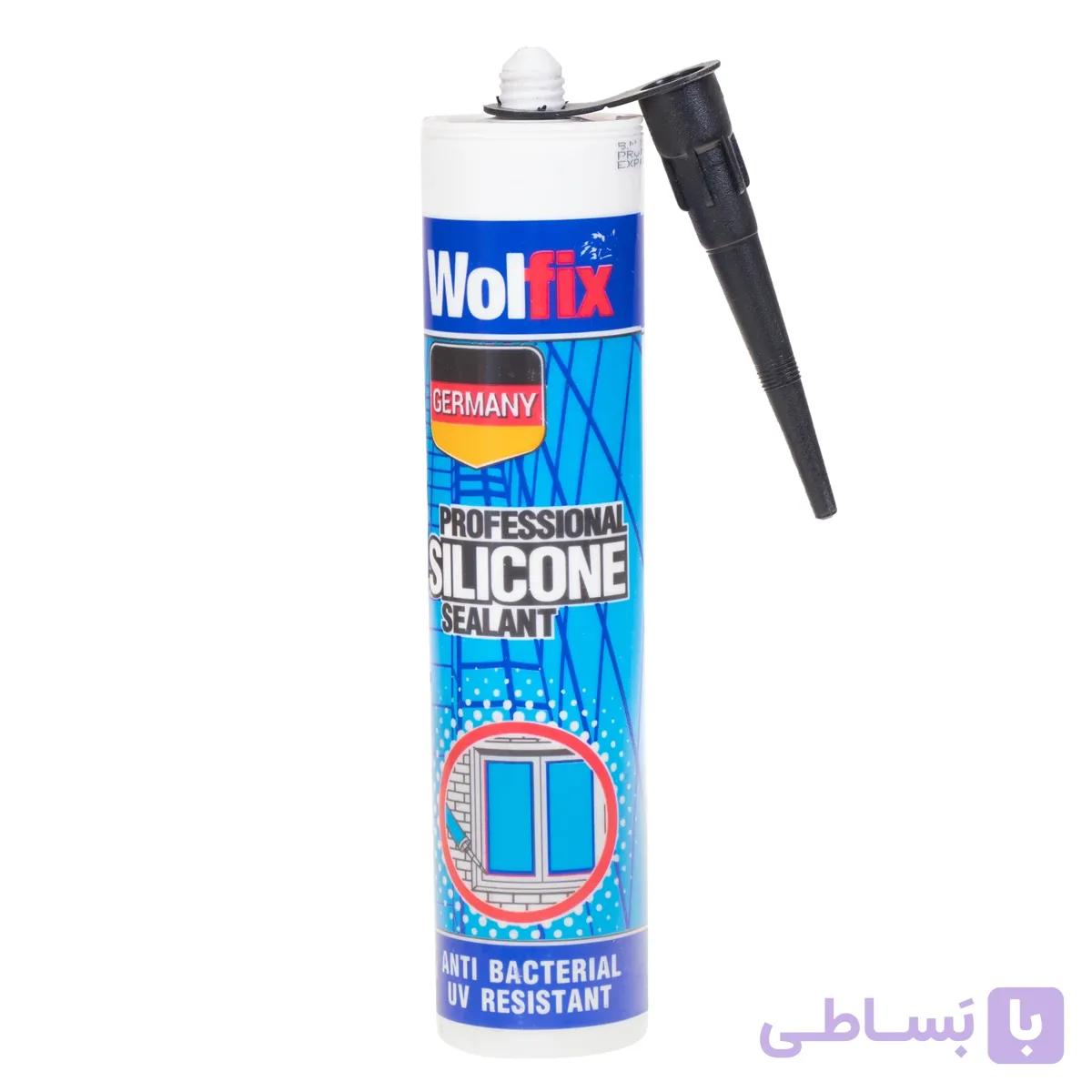 چسب سیلیکون آکواریوم ولفیکس رنگ مشکی — تصویر 1