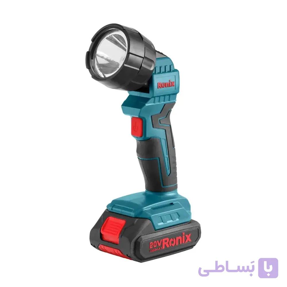 چراغ کار شارژی 20 ولت رونیکس مدل 8630 — تصویر 1