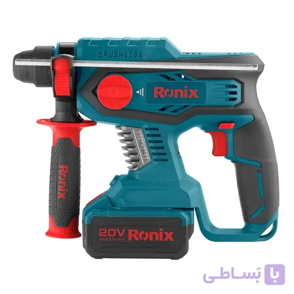 دریل بتن کن شارژی 20 ولت رونیکس مدل 8679 — تصویر 1