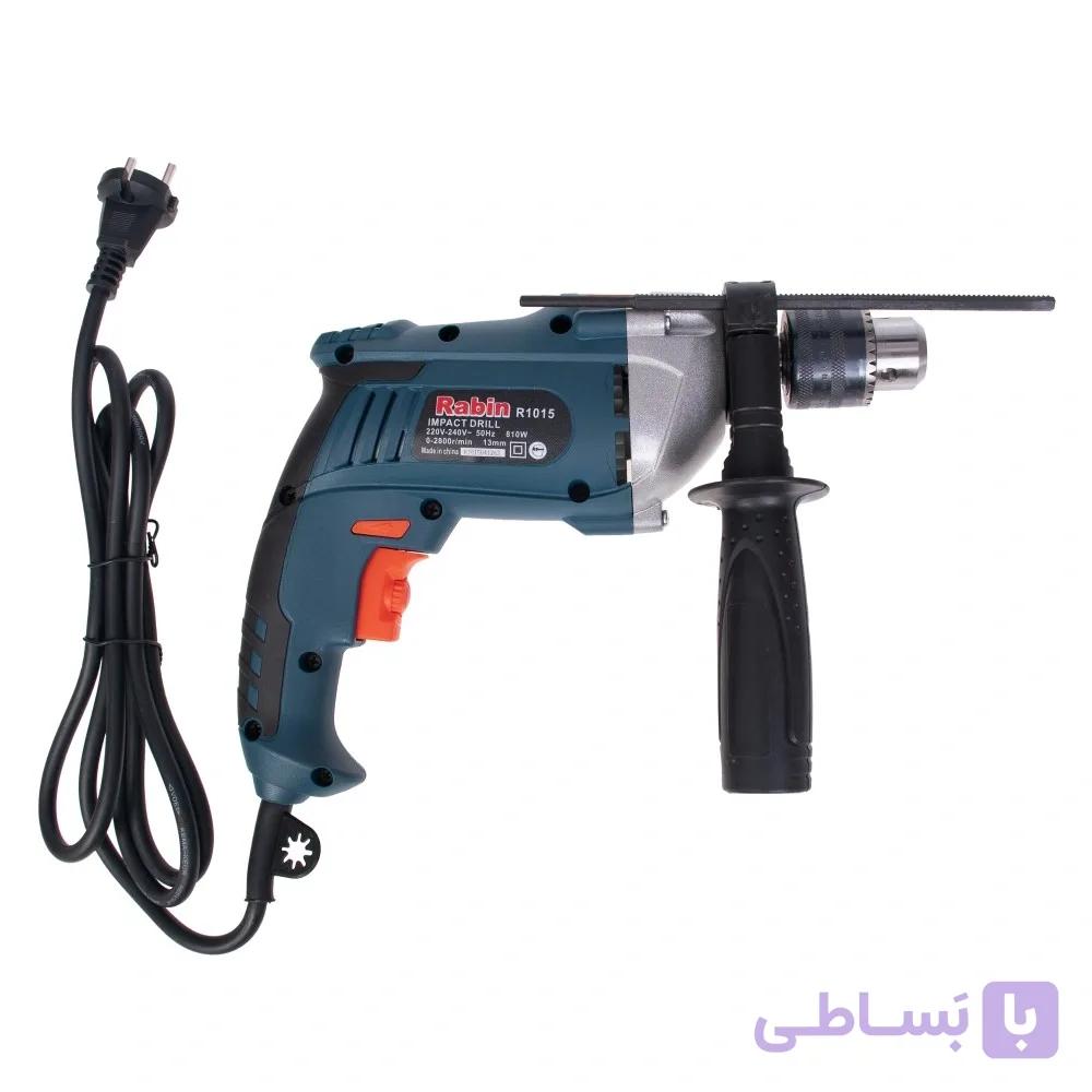 دریل چکشی 810 وات نیم تنه فلزی رابین مدل R1015 — تصویر 1
