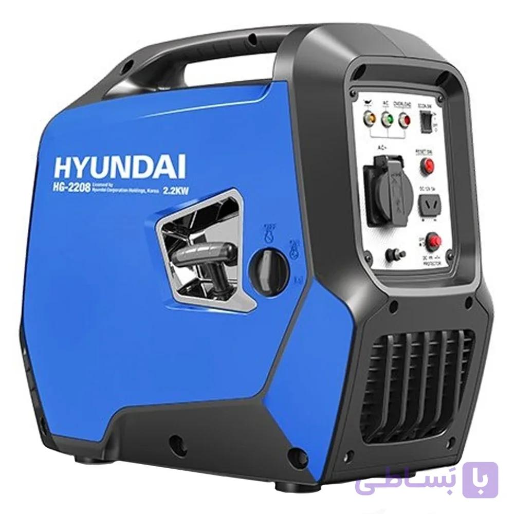 موتور برق اینورتر دار بنزینی 2.2 کیلووات هیوندای مدل HG-2208