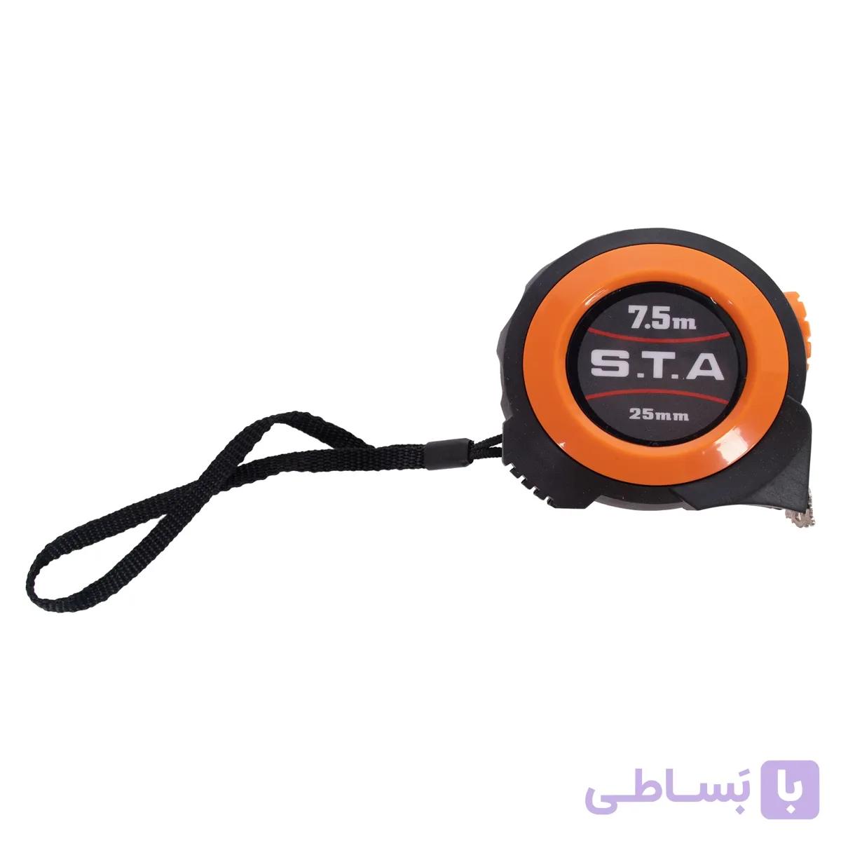 متر حرفه ای روکش دار اس تی ای طول 7.5 متری — تصویر 1