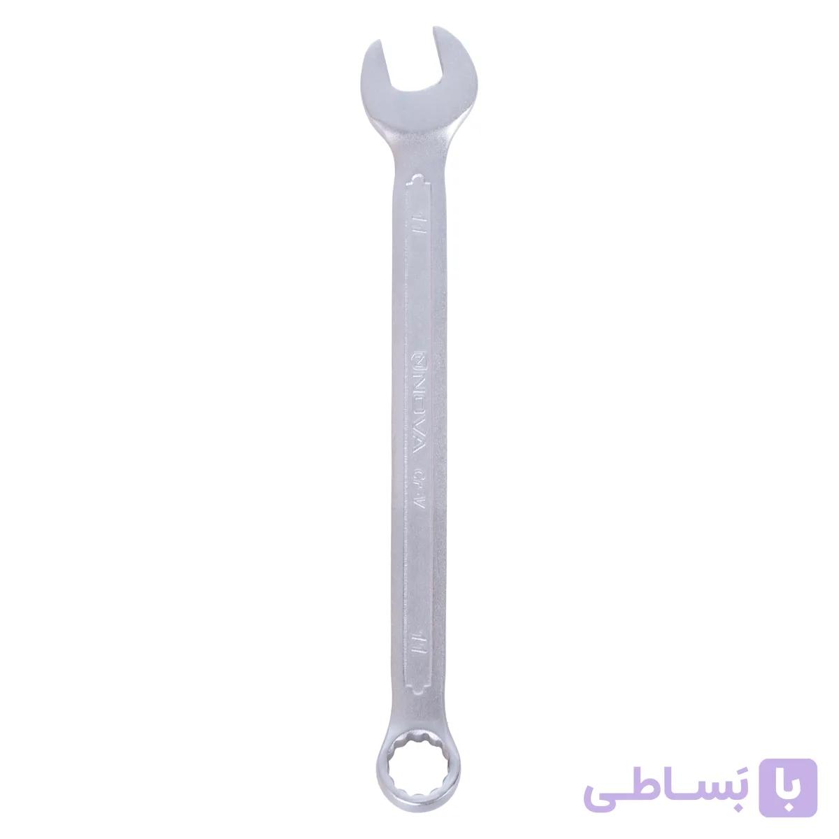 آچار یک سر تخت یک سر رینگ نووا سایز 11 میلی متر — تصویر 1