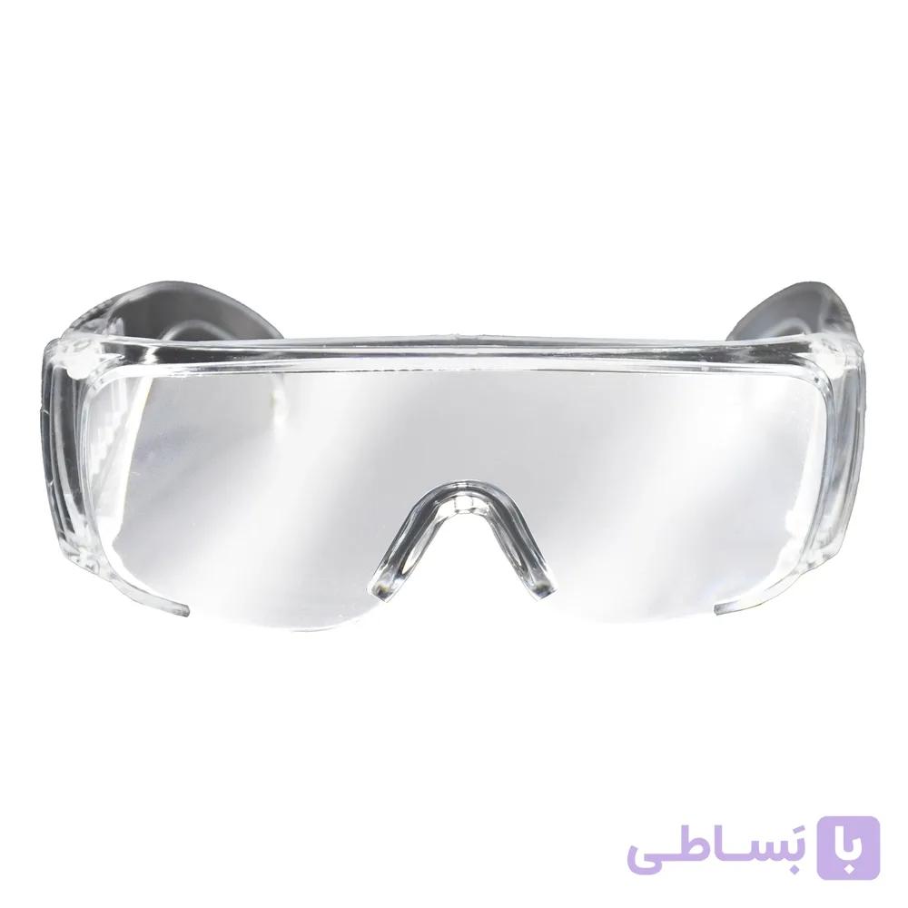 عینک ایمنی کریستالی پره دار دودی — تصویر 1
