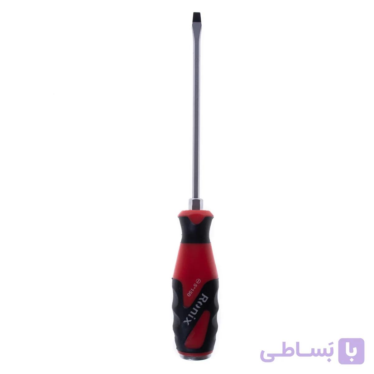 پیچ گوشتی دوسو دسته TPR ضربه خور رونیکس مدل RH-2958 سایز 150×5 میلی متر — تصویر 1