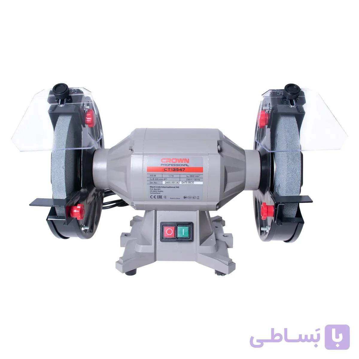 سنگ سنباده رومیزی 350 وات کرون مدل CT13547 — تصویر 1