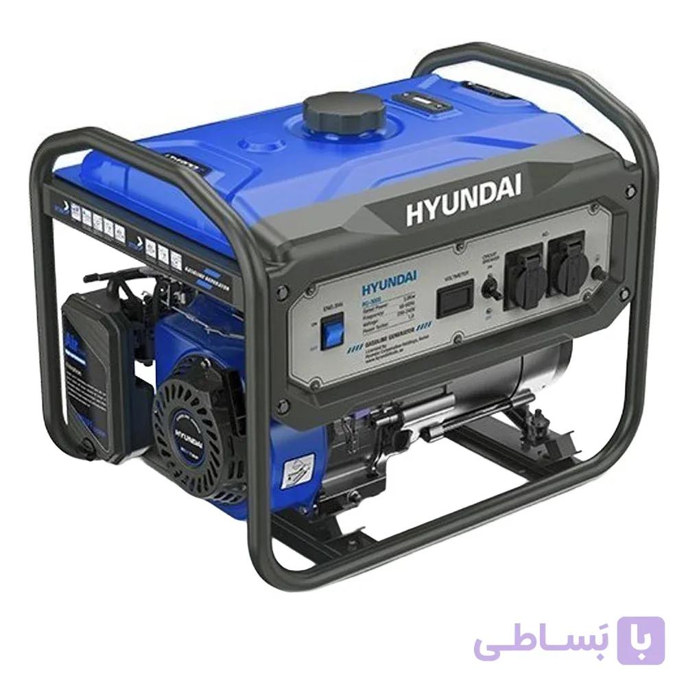 موتور برق بنزینی 3 کیلو وات هیوندای مدل HG-3005