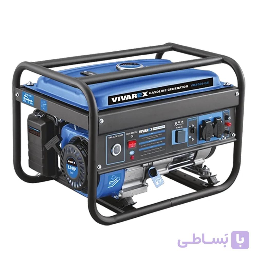 موتور برق بنزینی 3500 وات استارتی ویوارکس مدل VR3501-GS — تصویر 1