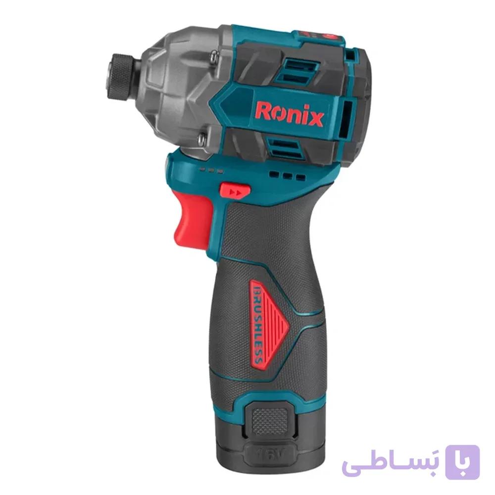 پیچ گوشتی شارژی 16 ولت رونیکس مدل 8668 — تصویر 1