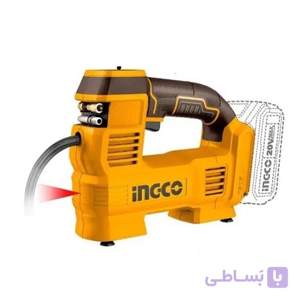 کمپرسور باد شارژی 20 ولت اینکو مدل CACLI2012  ( بدون باطری و شارژر ) — تصویر 1