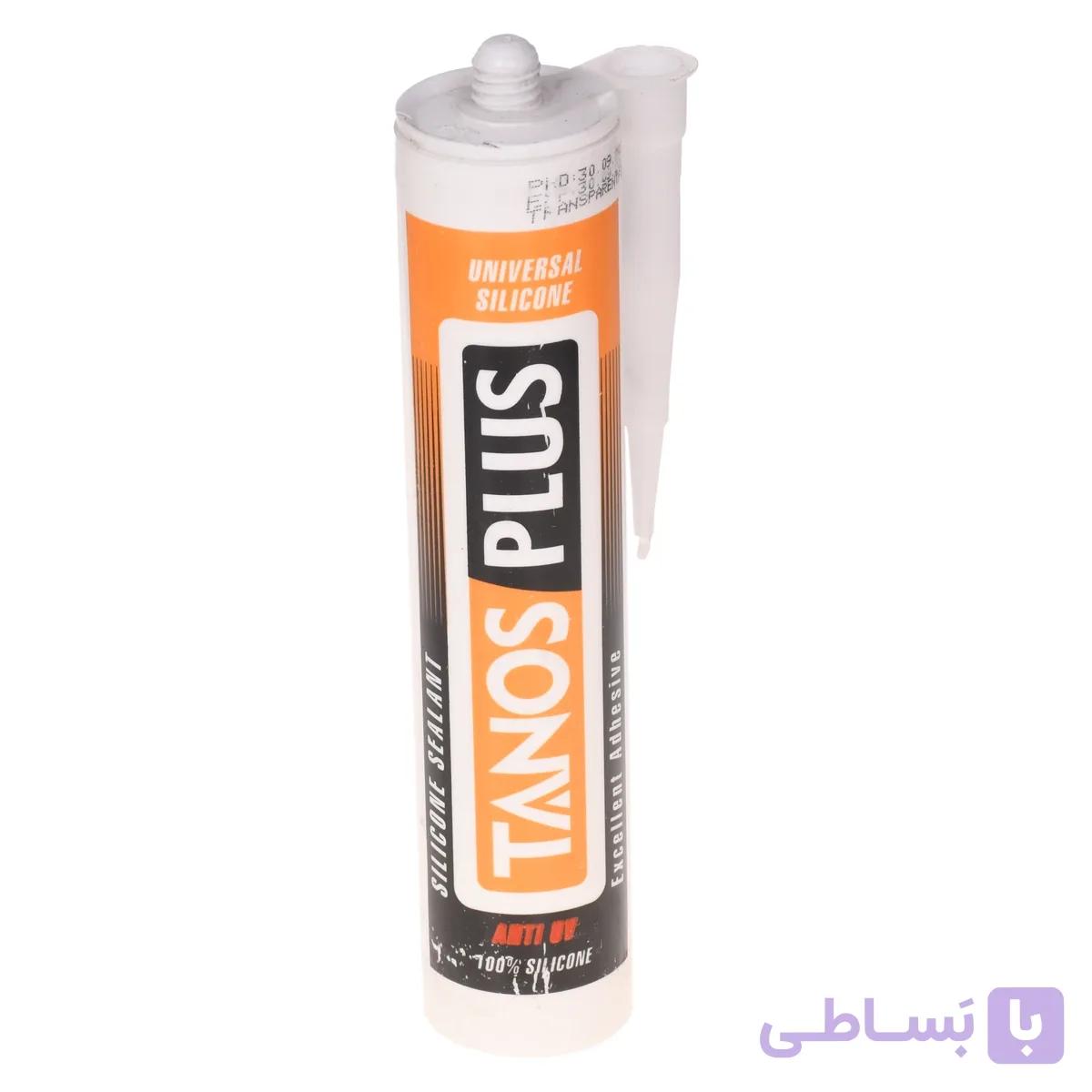چسب آکواریوم تانوس پلاس حجم 280 گرم بدون رنگ — تصویر 1