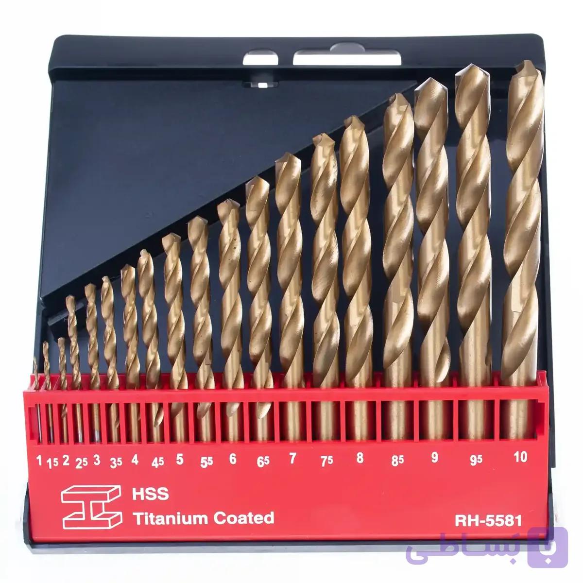 مجموعه 19 عددی مته آهن رونیکس مدل RH-5581 — تصویر 1