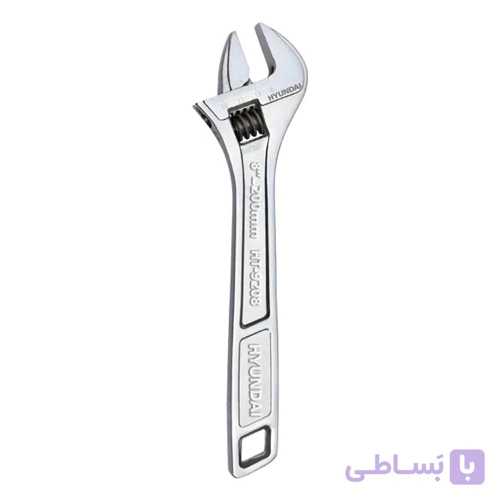 آچار فرانسه هیوندای مدل HT-9208 سایز ۸ اینچ