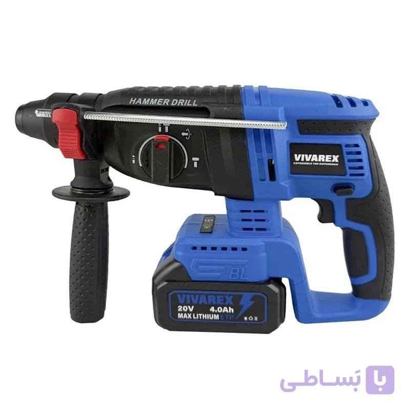 دریل بتن کن شارژی 20 ولت ویوارکس مدل VR2426-RHK — تصویر 1