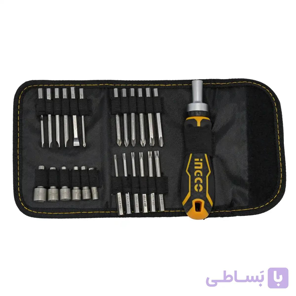 مجموعه 26 عددی پیچ گوشتی و بکس اینکو مدل HKSDB0268 — تصویر 1