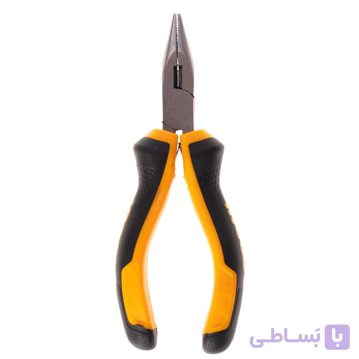 انبر دم باریک مینیاتوری دم بلند اینکو مدل HMNNP08115 سایز 4.5 اینچ — تصویر 1