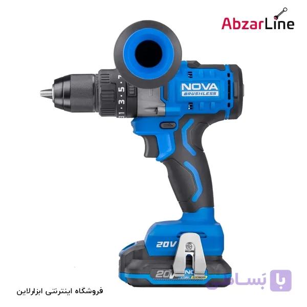 دریل چکشی شارژی 20 ولت نووا مدل 7727 — تصویر 1