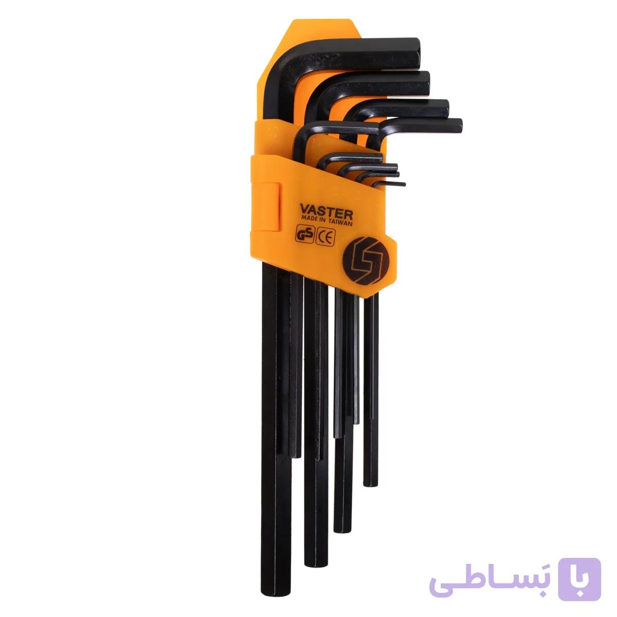 مجموعه 9 عددی آچار آلن بلند واستر مدل VHC002 — تصویر 1