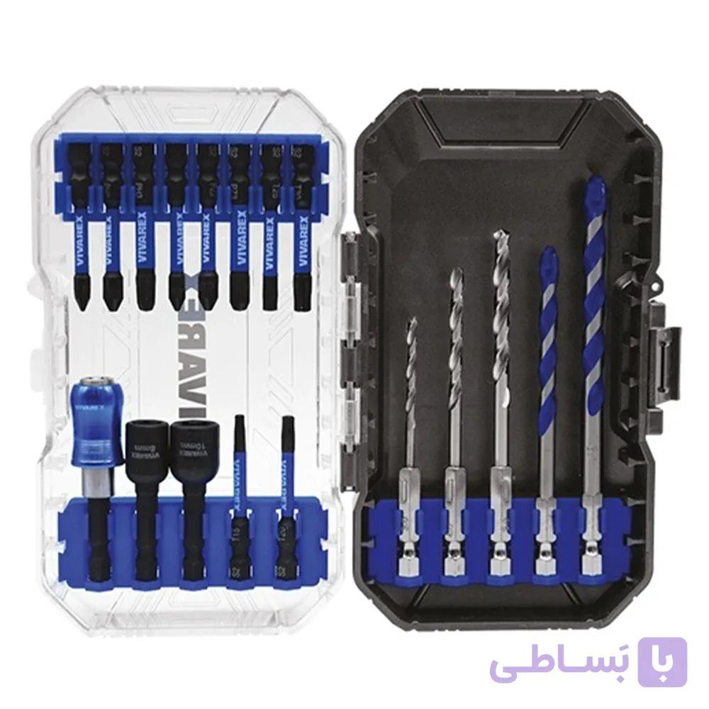 مجموعه ۱8 عددی سری پیچ گوشتی و مته ویوارکس مدل VR1865-BS — تصویر 1