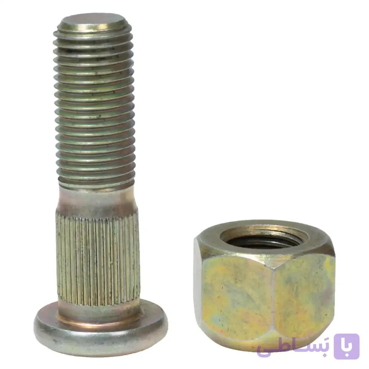 پیچ و مهره چرخ نیسان سایز 1/2 اینچ — تصویر 1