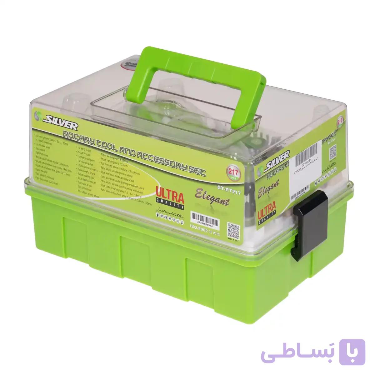 مجموعه 217 عددی فرز مینیاتوری سیلور مدل GT-RT217 — تصویر 1