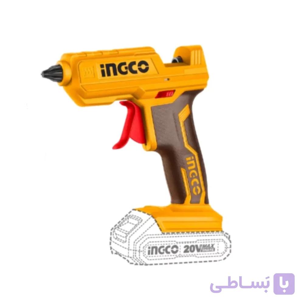 تفنگ چسب حرارتی شارژی 20 ولت اينکو مدل  CGGLI2001 — تصویر 1