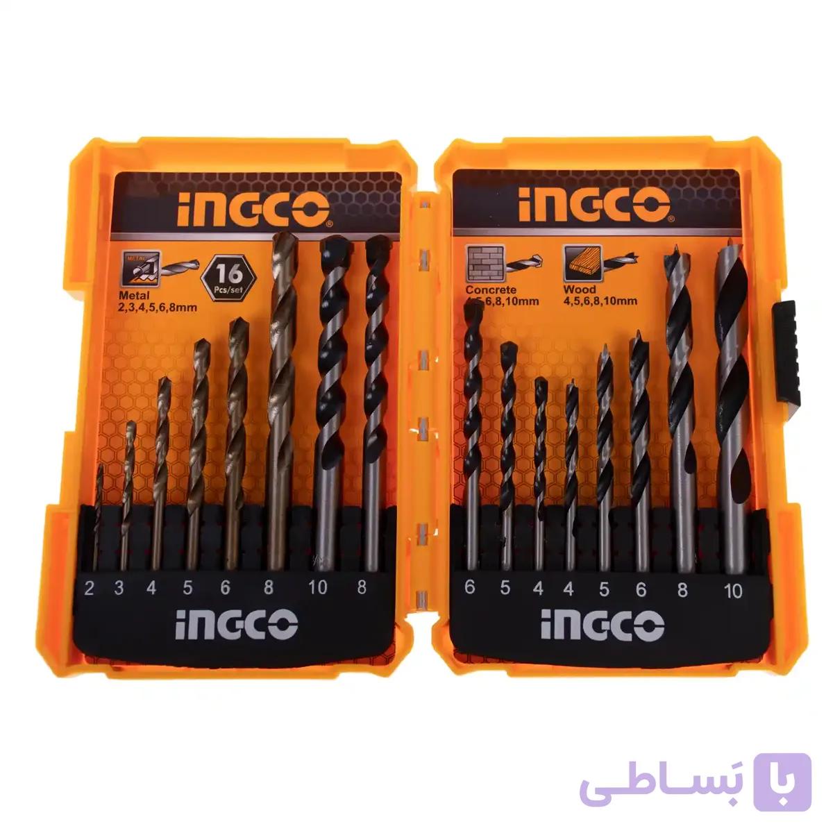 ست 16 عددی مته اینکو مدل AKD9165 — تصویر 1