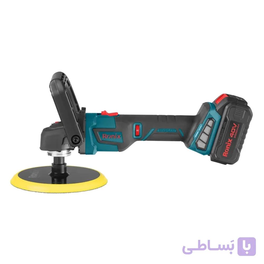 دستگاه پولیش شارژی 40 ولت رونیکس مدل 8926-40V — تصویر 1