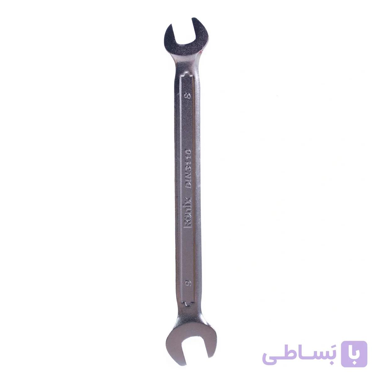 آچار دو سر تخت رونیکس مدل RH-2208 سایز 8 و 9 — تصویر 1
