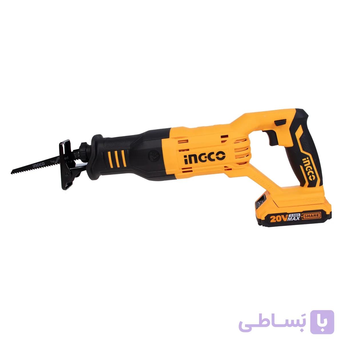 اره افق بر شارژی 20 ولت اینکو مدل CRSLI1151 به همراه باطری — تصویر 1