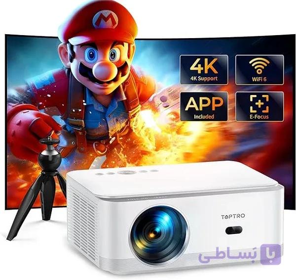 ویدئو پروژکتور اندرویدی TOPTRO X6 — تصویر 1