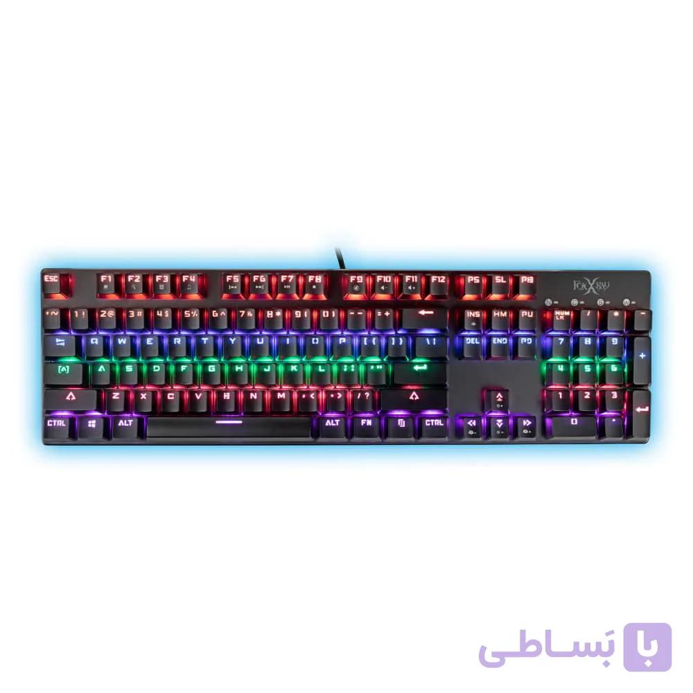 کیبورد گیمینگ مخصوص بازی فاکس ایکس ری مدل FXR-HKM-37 SECRET — تصویر 1