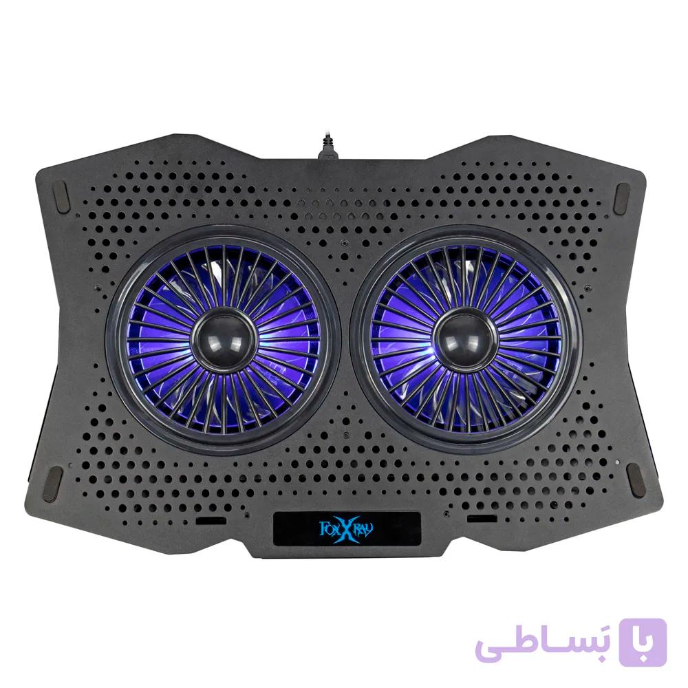 خنک کننده یا کول پد لپ تاپ فاکس ایکس ری foxXray مدل FXR-LTC-02 ICEFLOW — تصویر 1