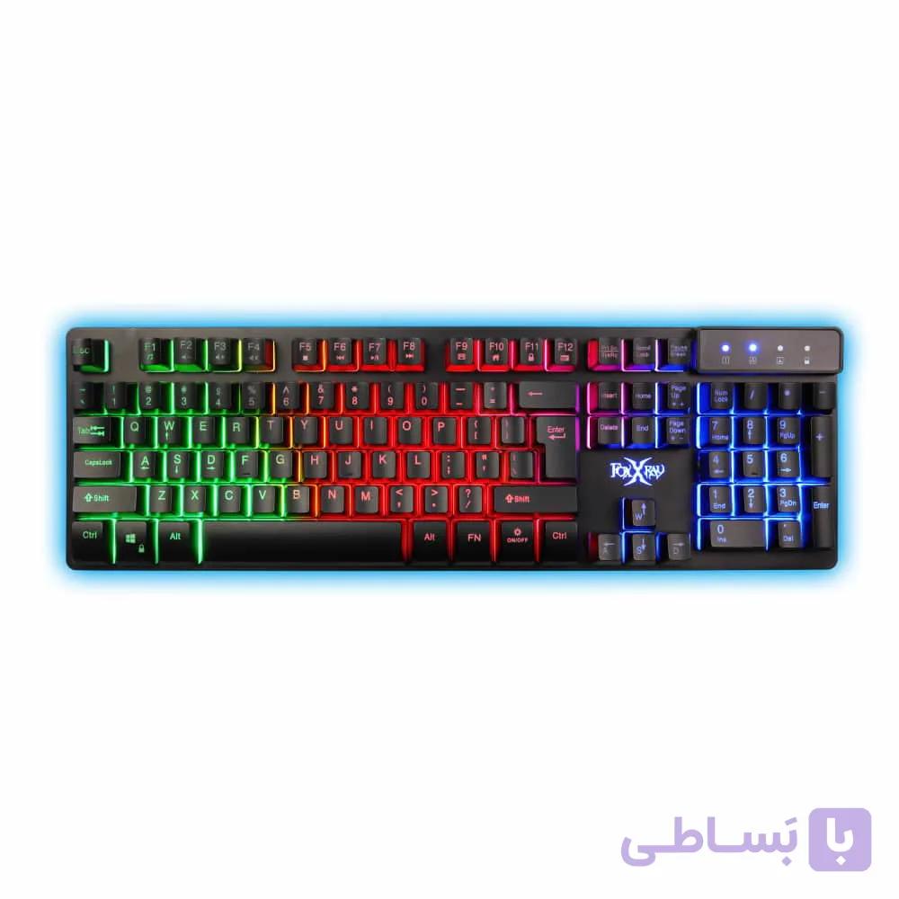 کیبورد گیمینگ مخصوص بازی فاکس ایکس ری مدل FXR-BKL-35 HEAVYARMS — تصویر 1