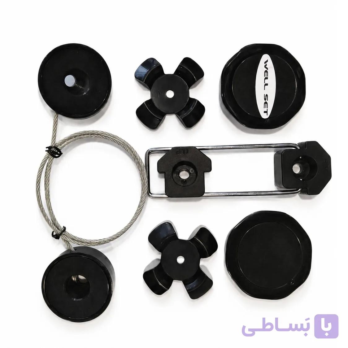 پایه دیواری تلویزیون فوق باریک ولست (WELLSET) مدل PSW006 مناسب تلویزیون‌های 26 تا 55 اینچ — تصویر 1