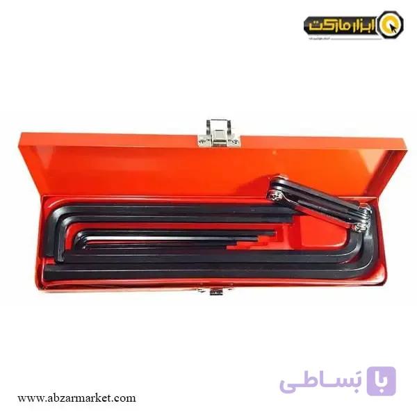 ست آچار آلن شش گوش واستر فوق بلند و چاقویی 15 عددی مدل VH015
