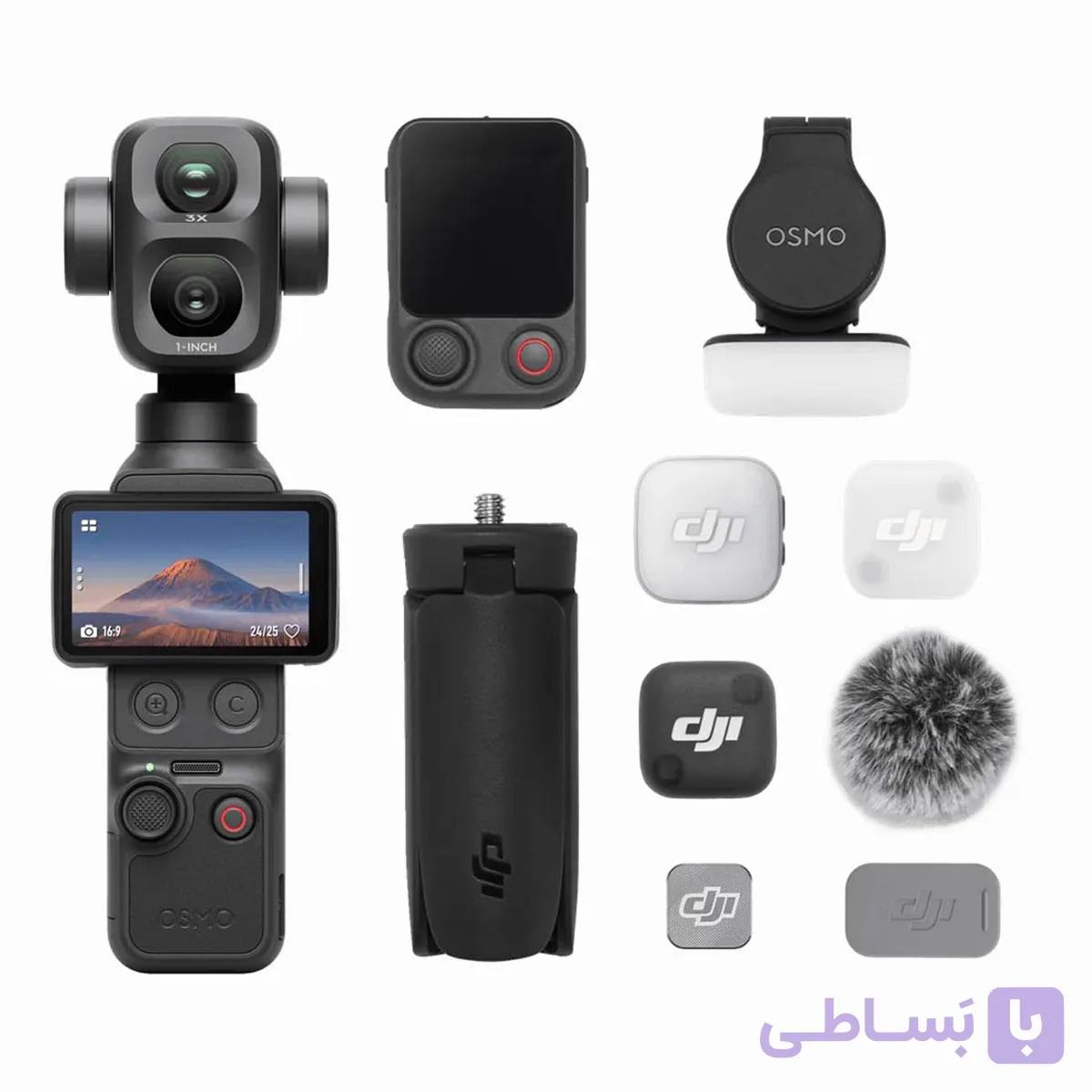 دوربین اسمو پاکت دی‌جی‌آی DJI Osmo Pocket 4P Vlog Combo — تصویر 1