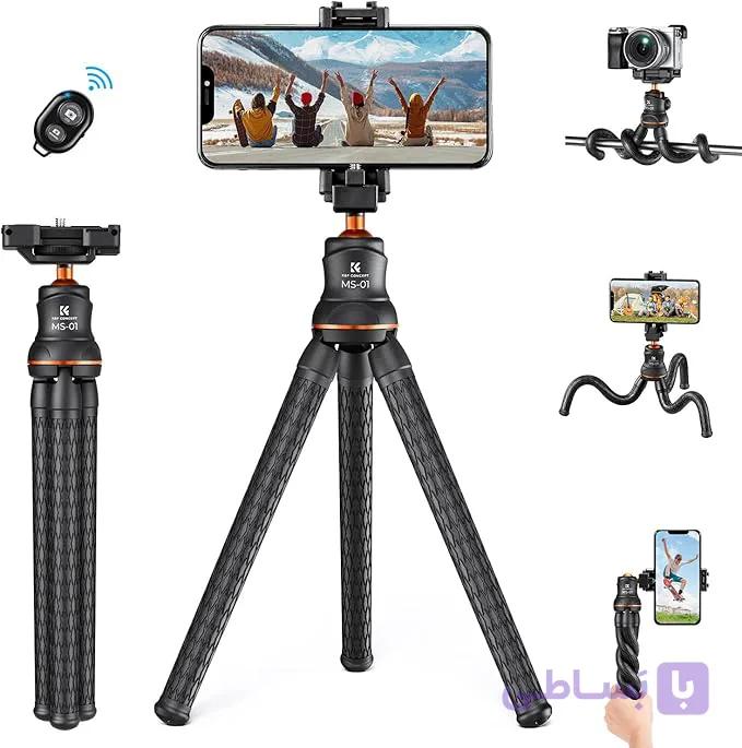 سه‌پایه منعطف 2 در 1 K&F Concept MS-01 — تصویر 1